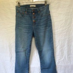 Madewell Cali Demi Boot Jeans Size 26